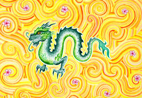 Cherry Blossom Dragon