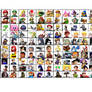 Super Smash Bros. Vengeance Character Roster