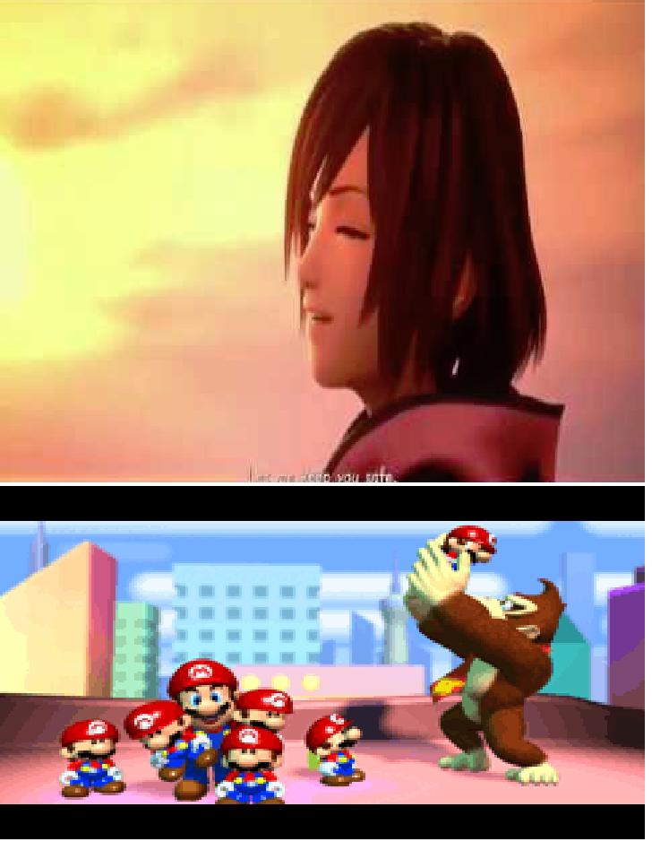 Kairi laughs Mario Vs. Donkey ending scene on DeviantArt