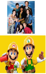 SBTB Cast adores Builder Mario and Luigi