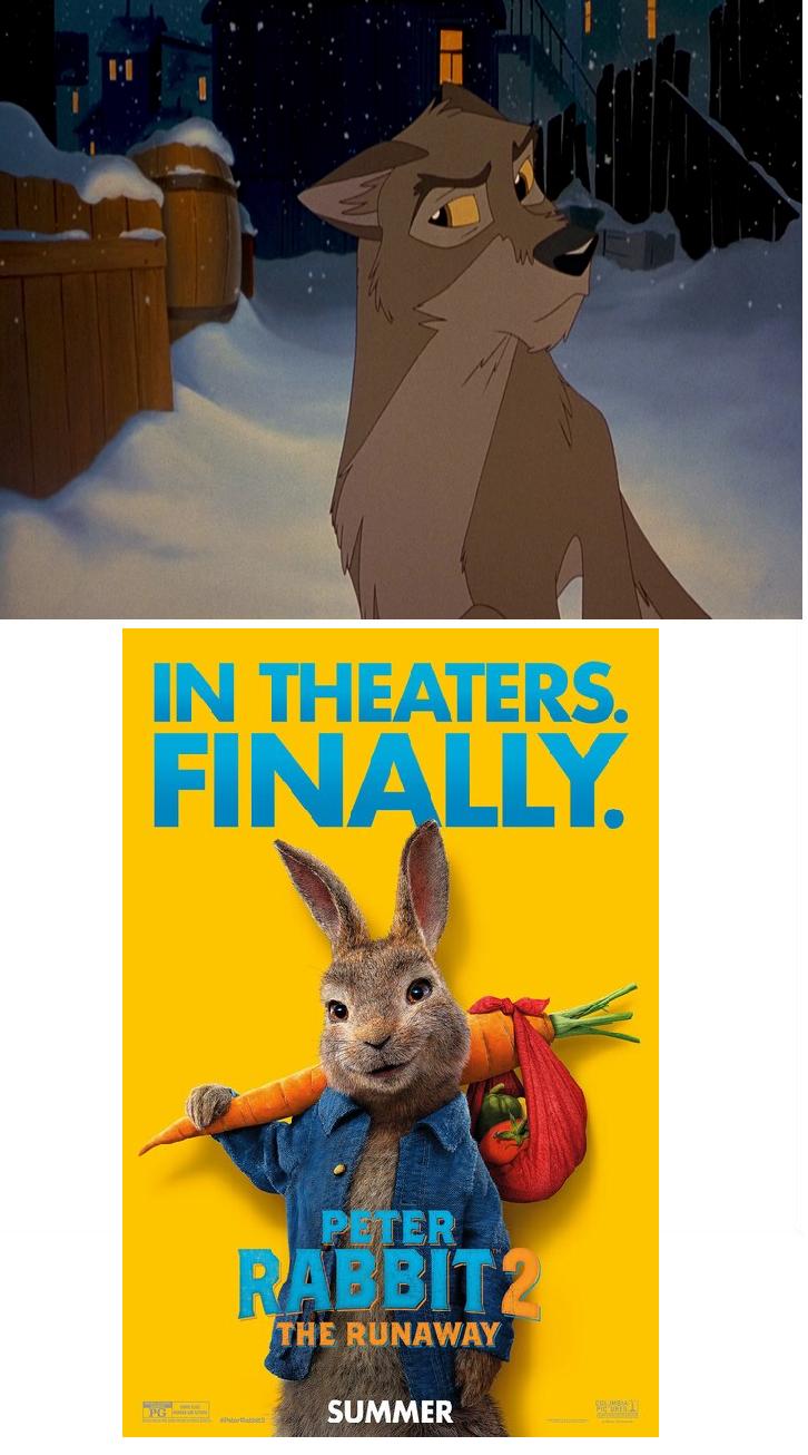 Balto Rabbit Balto thinking of Peter Rabbit 2 by SaucerofPeril on DeviantArt