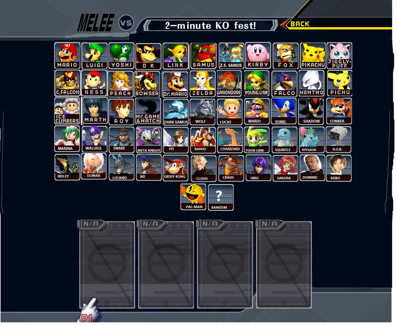 Smash Remix Melee Edition Character Roster by SaucerofPeril on DeviantArt