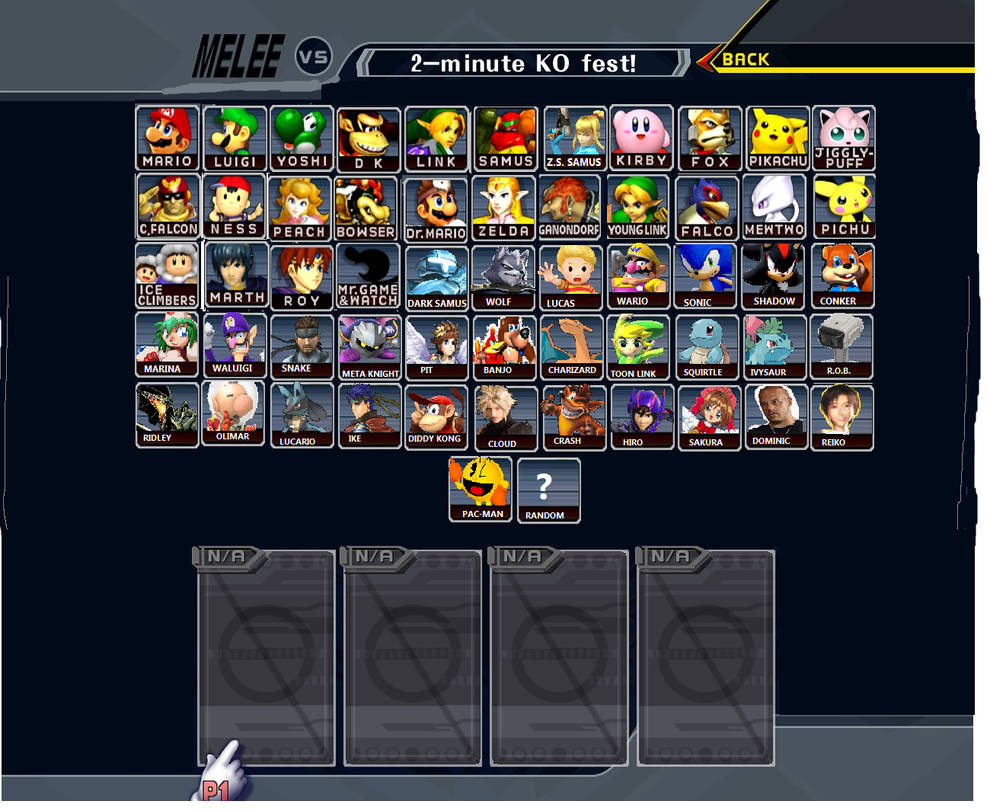 Smash Remix Melee Edition Character Roster by SaucerofPeril on DeviantArt