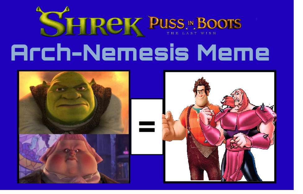 Wreck-It Ralph and Ruber as Shrek and BJH by SaucerofPeril on DeviantArt