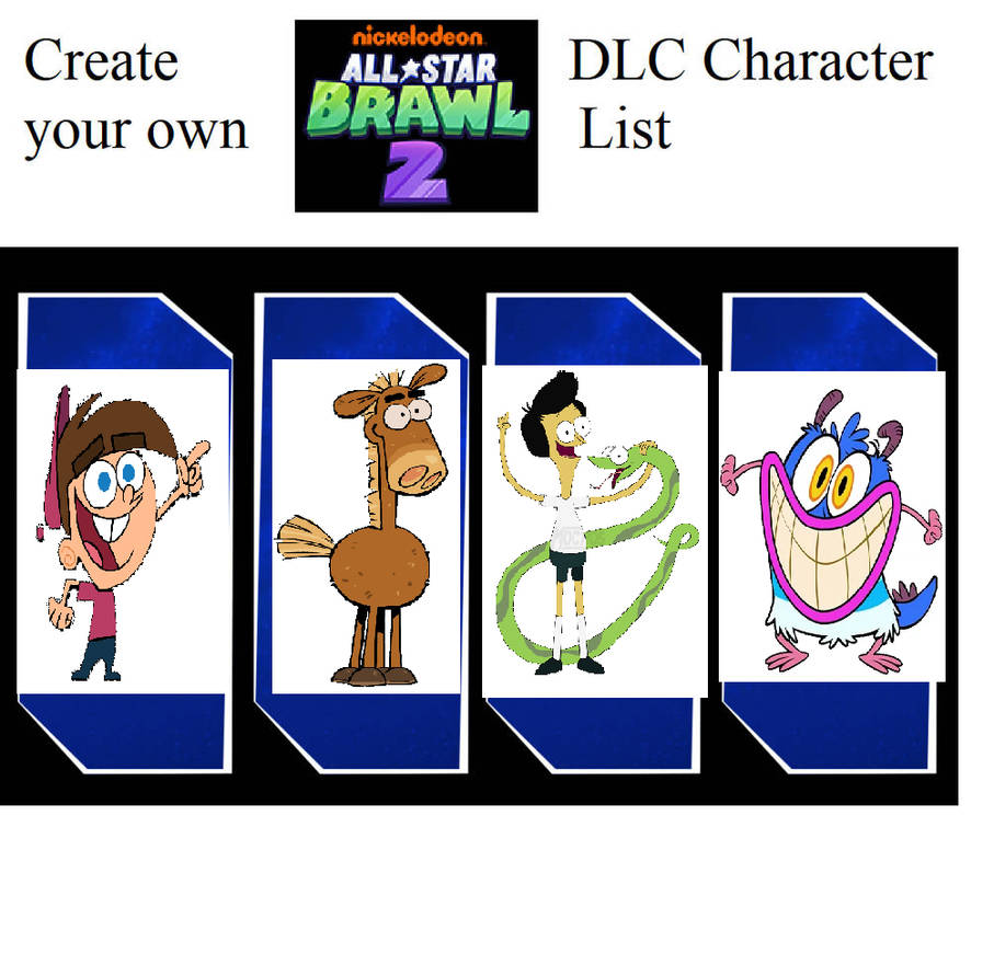 My NASB2 DLC Character List Meme (My Version) by SaucerofPeril on ...