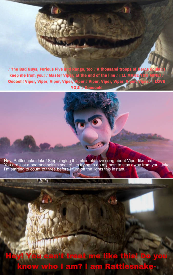 Ian Tells Rattlesnake Jake To Be Quiet By SaucerofPeril On DeviantArt ian-tells-rattlesnake-jake-to-be-quiet-by-saucerofperil-on-deviantart