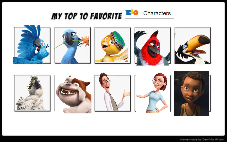 Dreamworks Character Rio Rio Movie Characters Image Gallery For Rio 2 FilmAffinity