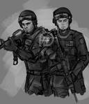 Teen Wolf//Sterek//FBI Sterek by vyrenia