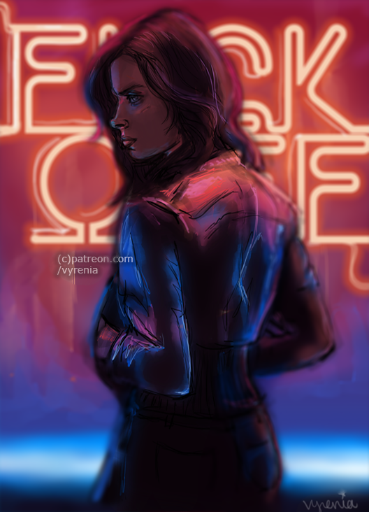 Marvel//Jessica Jones//Neon Night by vyrenia
