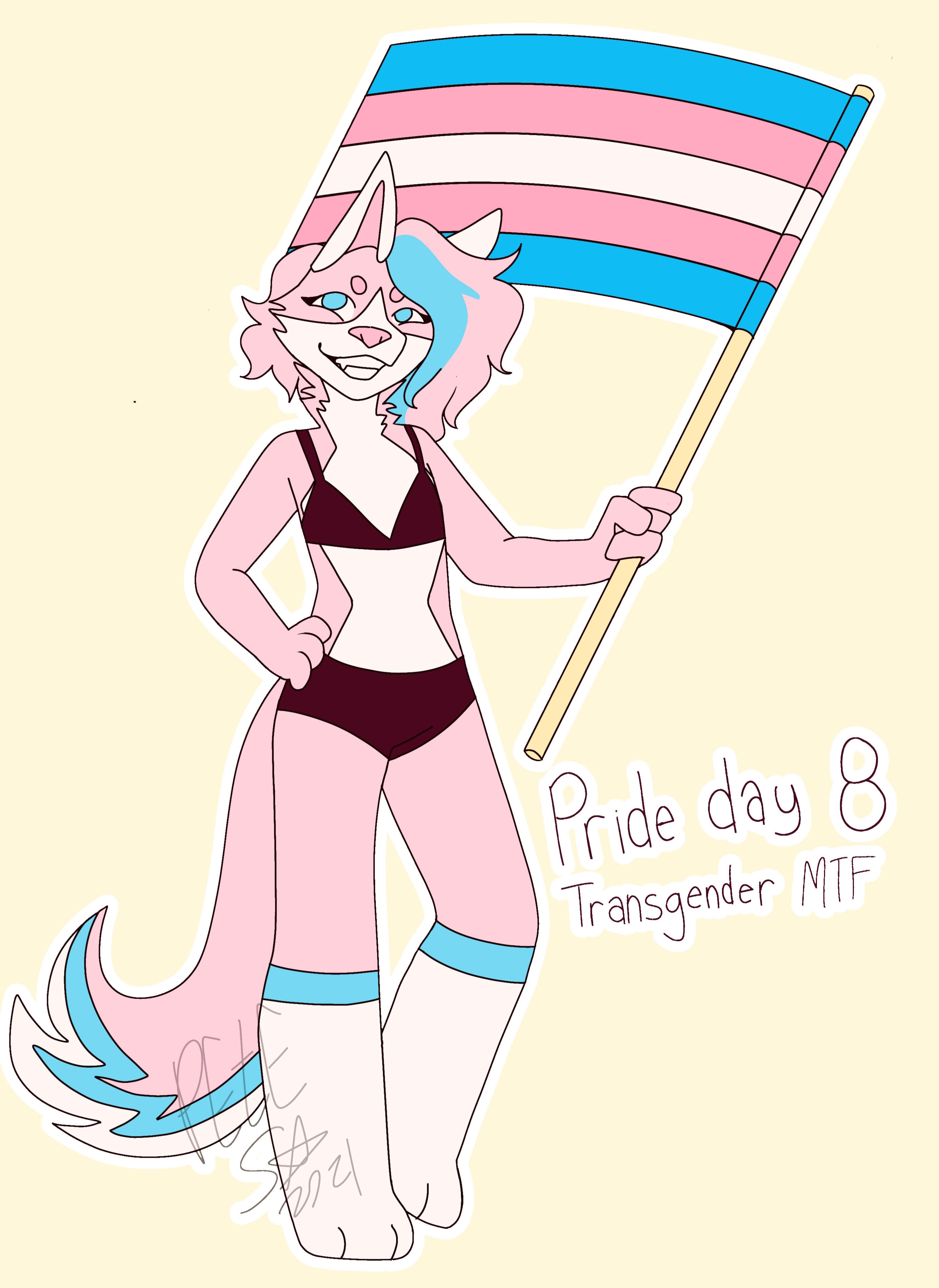 Pride day 8, Transgender MTF by pintsizepete on DeviantArt