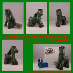 Large Custom Zombie Pony Picture 2