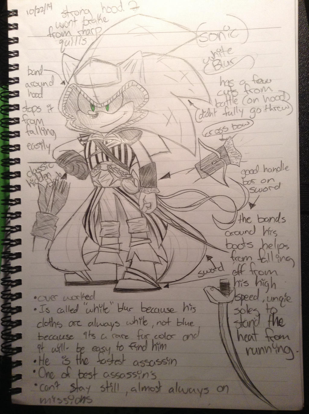 Sonadow assassin's creed (sonic design) by comic4244 on DeviantArt
