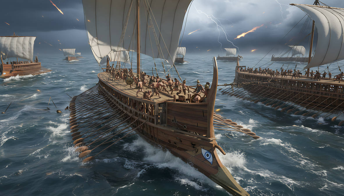 Triangular War Machine WAR MACHINES: THE TRIREME (ANCIENT HISTORY) by Xexegon on DeviantArt