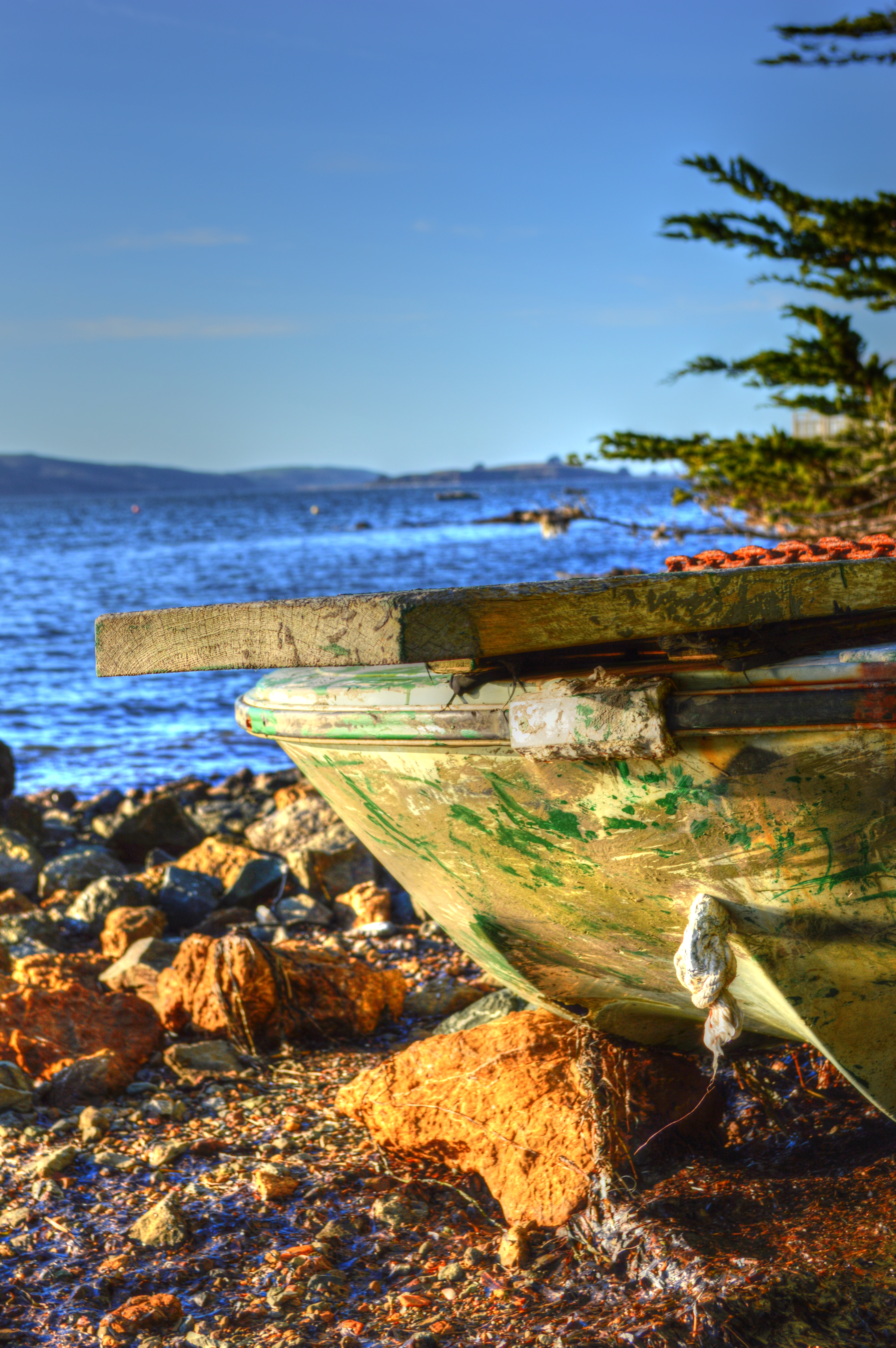 Little Boat on Tomales Bay (HDR)