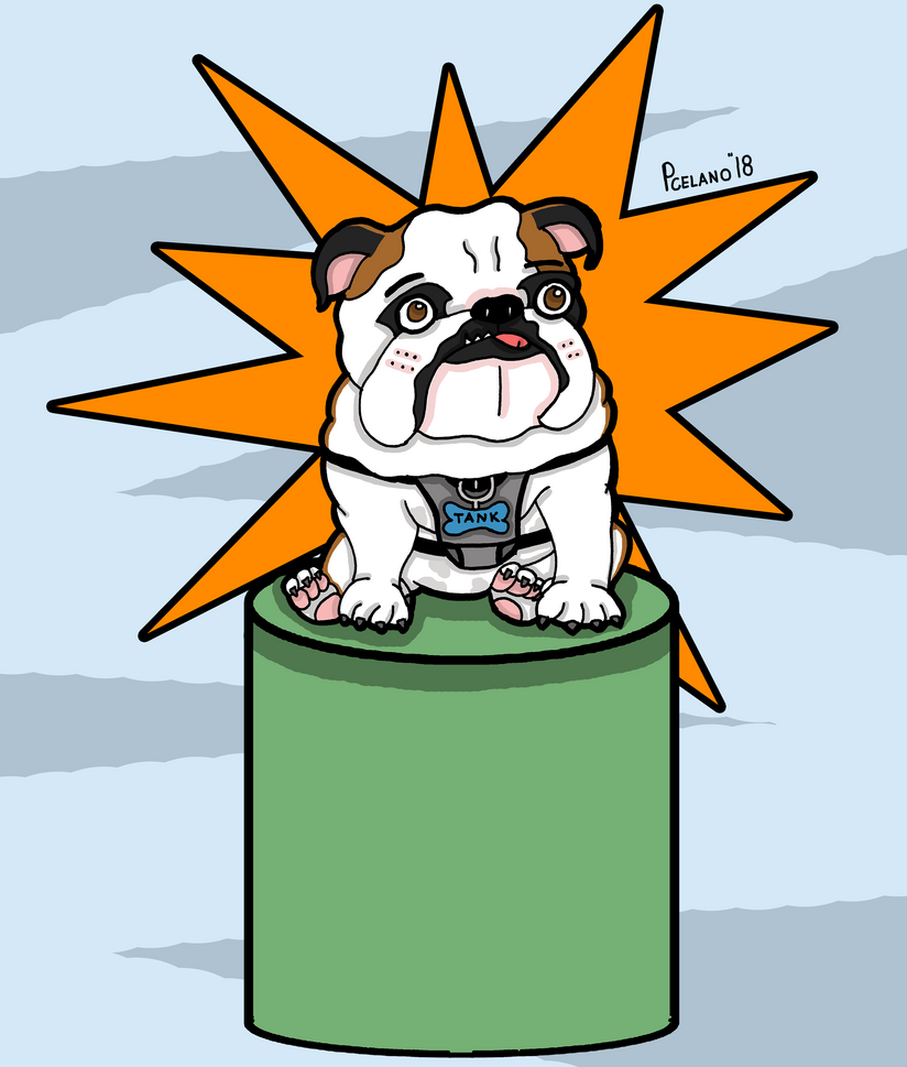 Tank The Bulldog Hero by chelano
