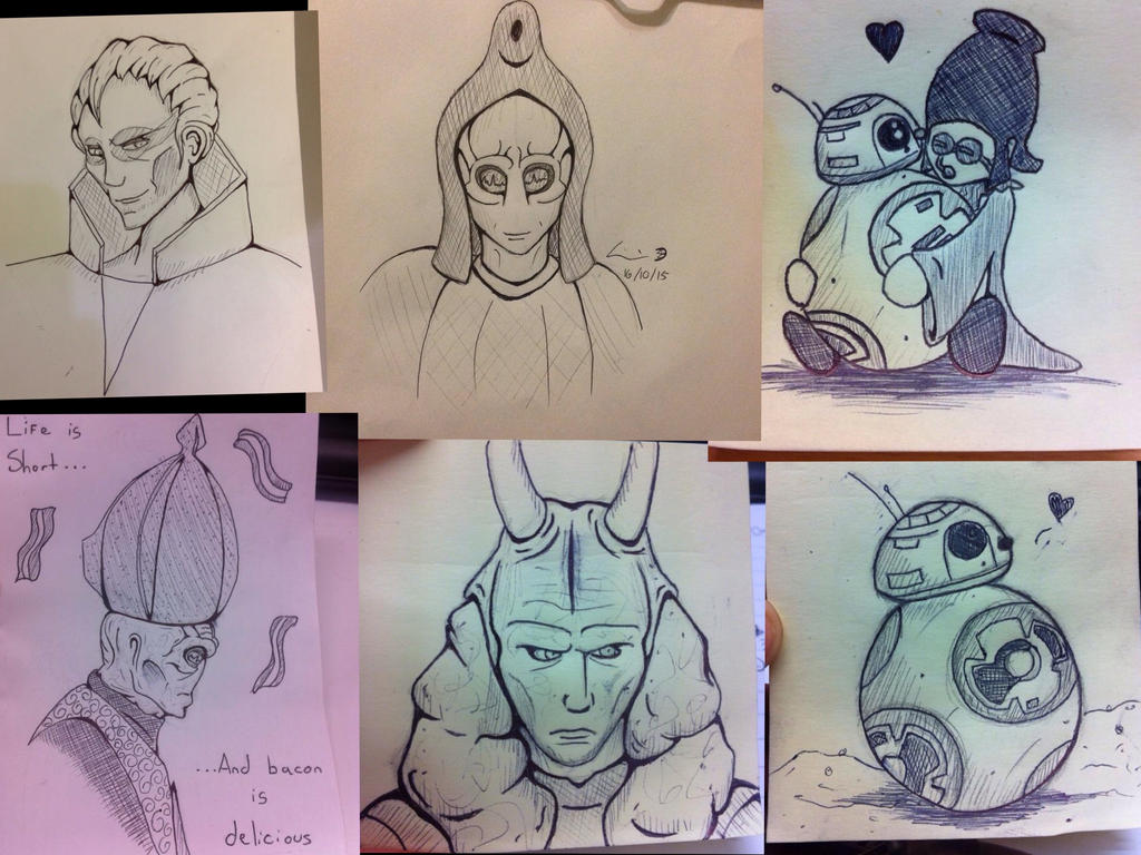 Star Wars sketch dump #3