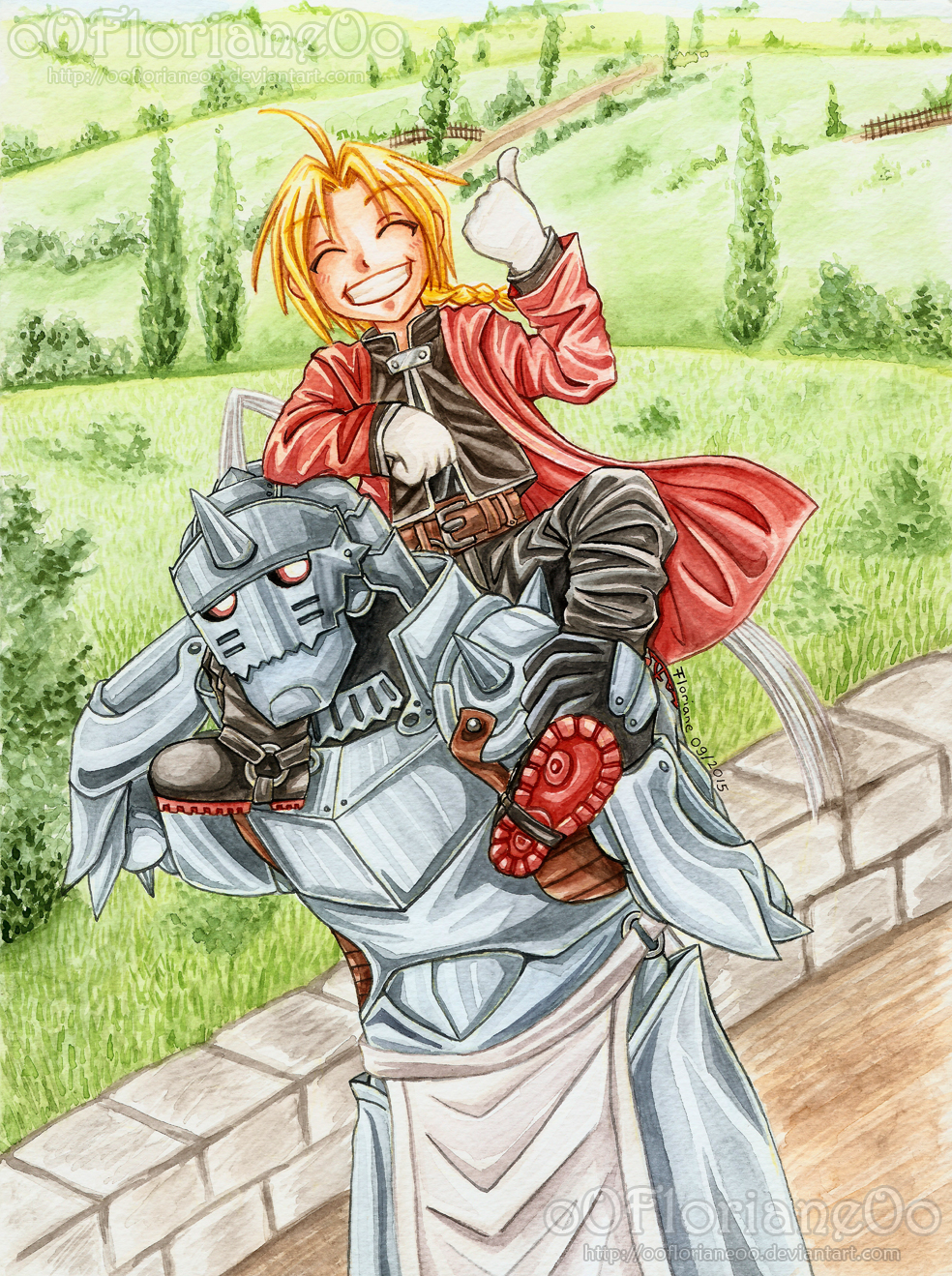 FMA - Back to Resembool  (Water Color Version)