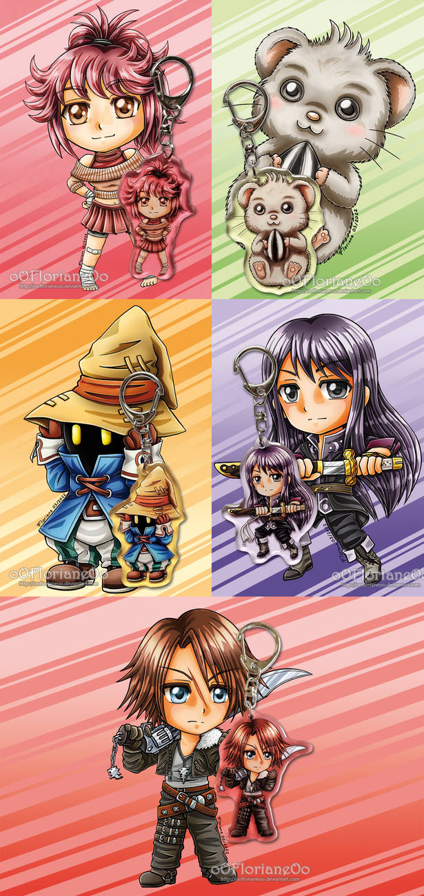 2022 Chibis Key Chains by oOFlorianeOo on DeviantArt