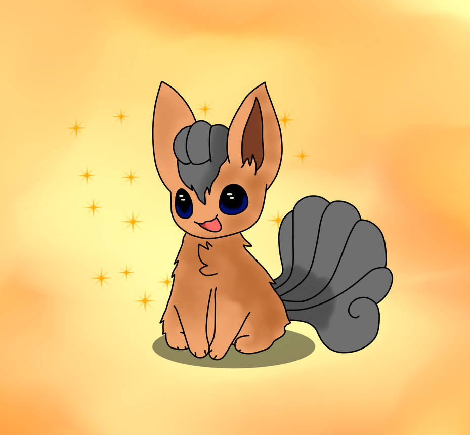 Shiny Vulpix ( Gift ) by KaminKarlsson on DeviantArt