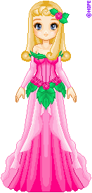 Pixel Aurora Flower