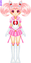 Pixel Eternal Sailor ChibiMoon