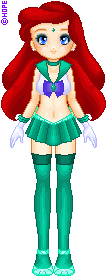 Pixel Sailor Ariel