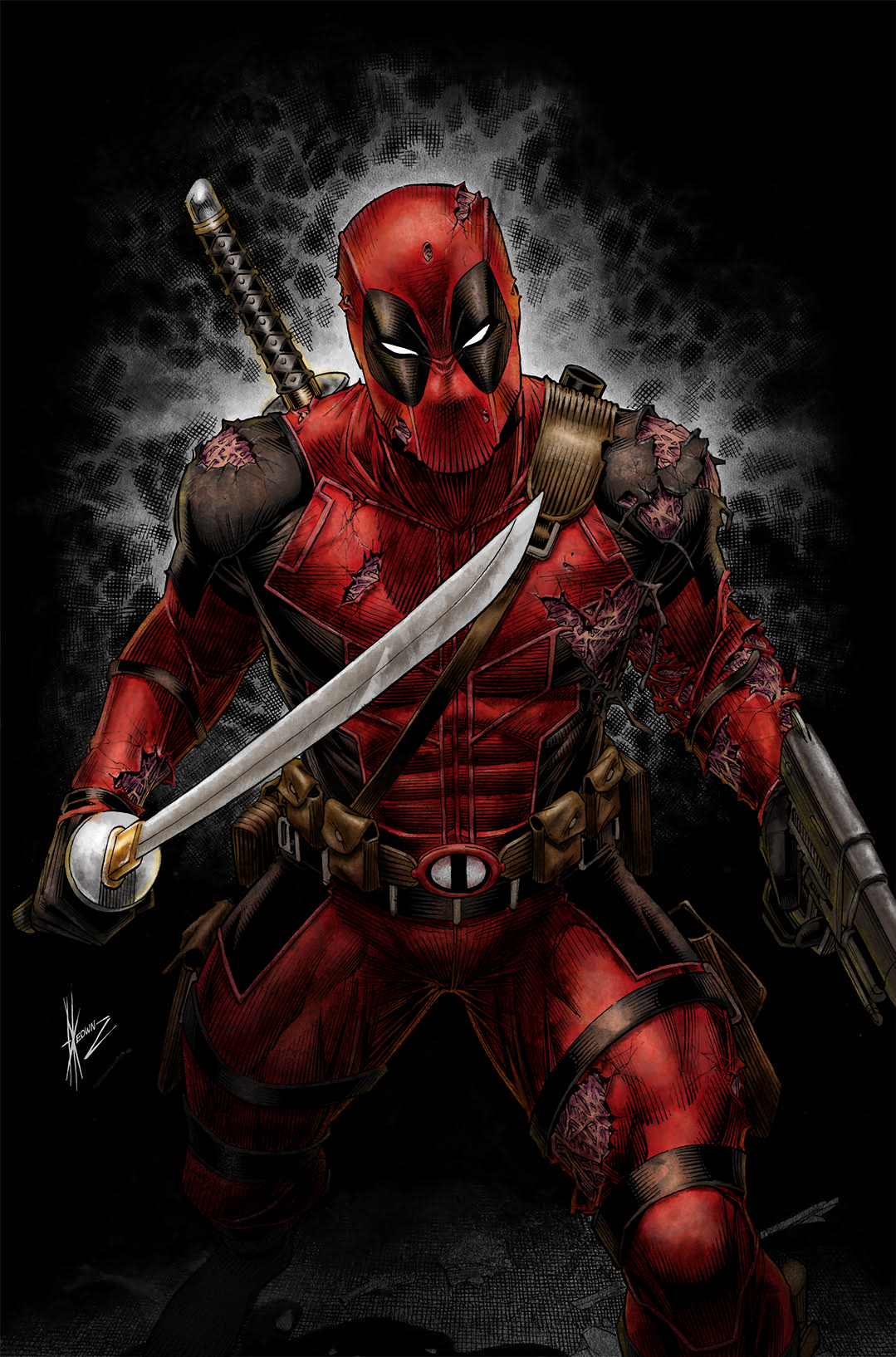 All Deadpool Colours Deadpool (Colours only) by ajcpereira on DeviantArt