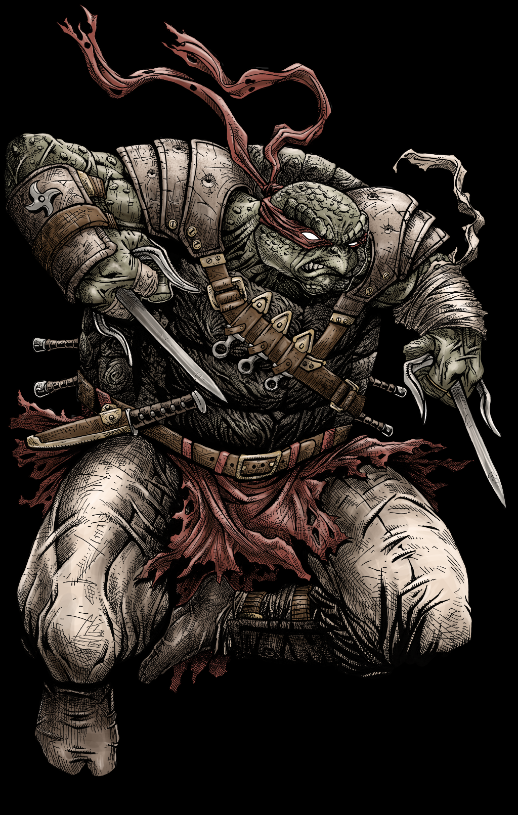 Angry Raph Tmnt Deviantart Tmnt Raph By Allengeneta (colours only) by ajcpereira on DeviantArt