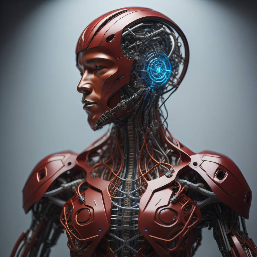 Cyborg Rear View Cyborg 13 by Portakeyz019 on DeviantArt