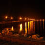 Whiterock pier by night