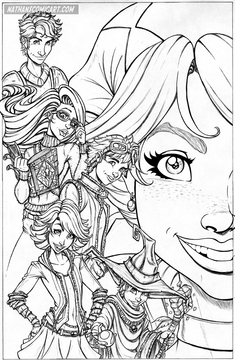 THE LOST KIDS Poster B -Line Art