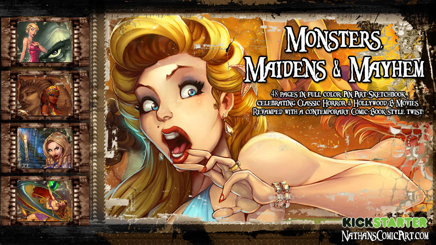 Monsters, Maidens and Mayhem KICKSTARTER preview