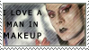 Klaus Nomi Stamp: Makeup