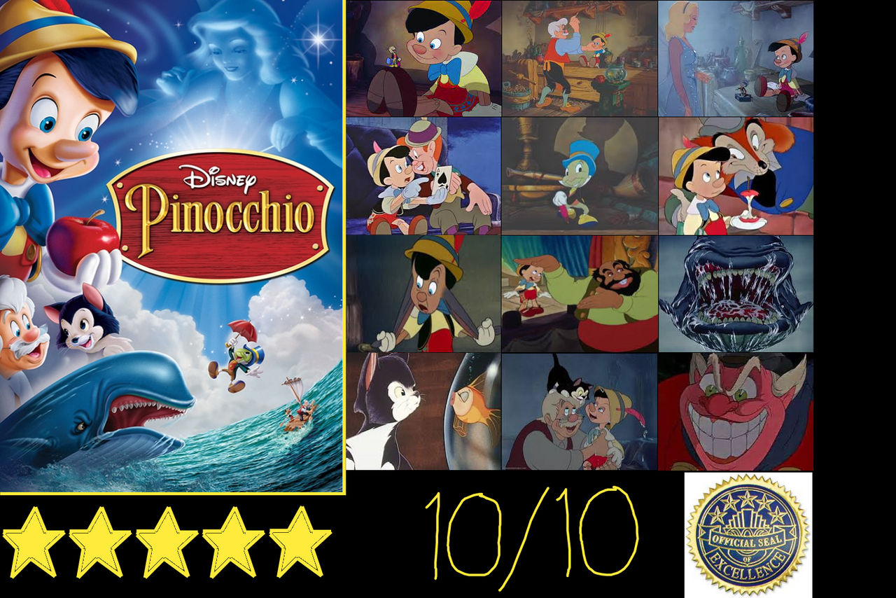 Pinocchio (1940) Re-Review by JacobHessReviews on DeviantArt