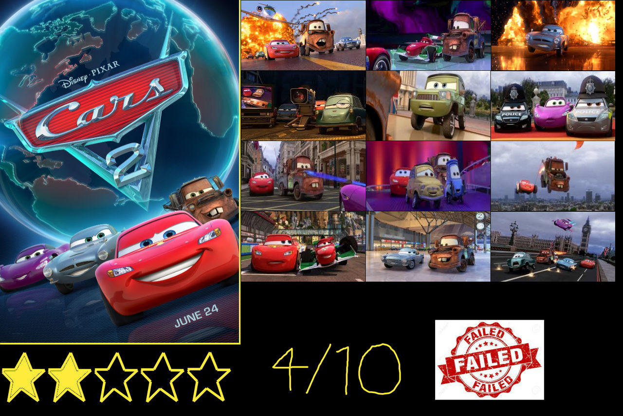 Cars 2 (2011) Re-Review by Jacob-the-Fox-Critic on DeviantArt