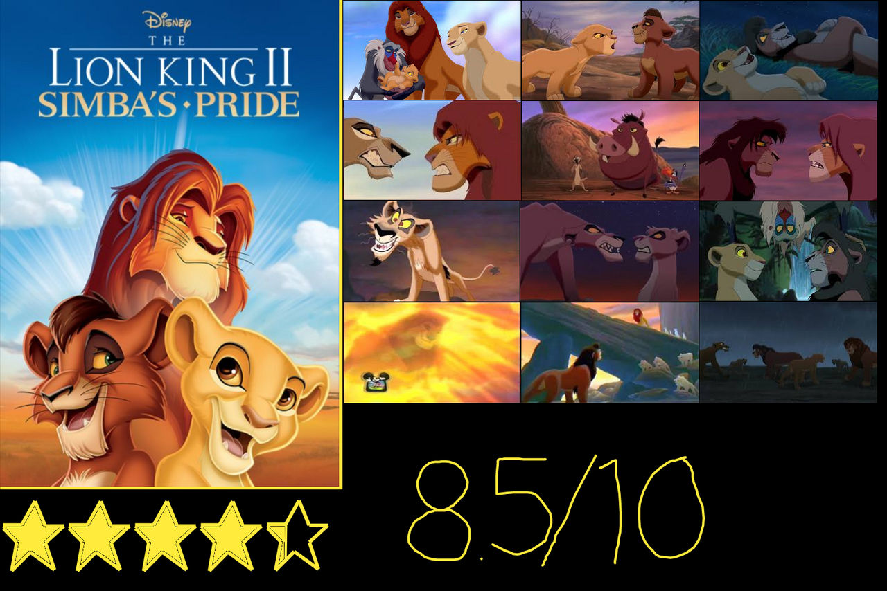 The Lion King II: Simba's Pride (1998) Review by JacobtheFoxReviewer on ...