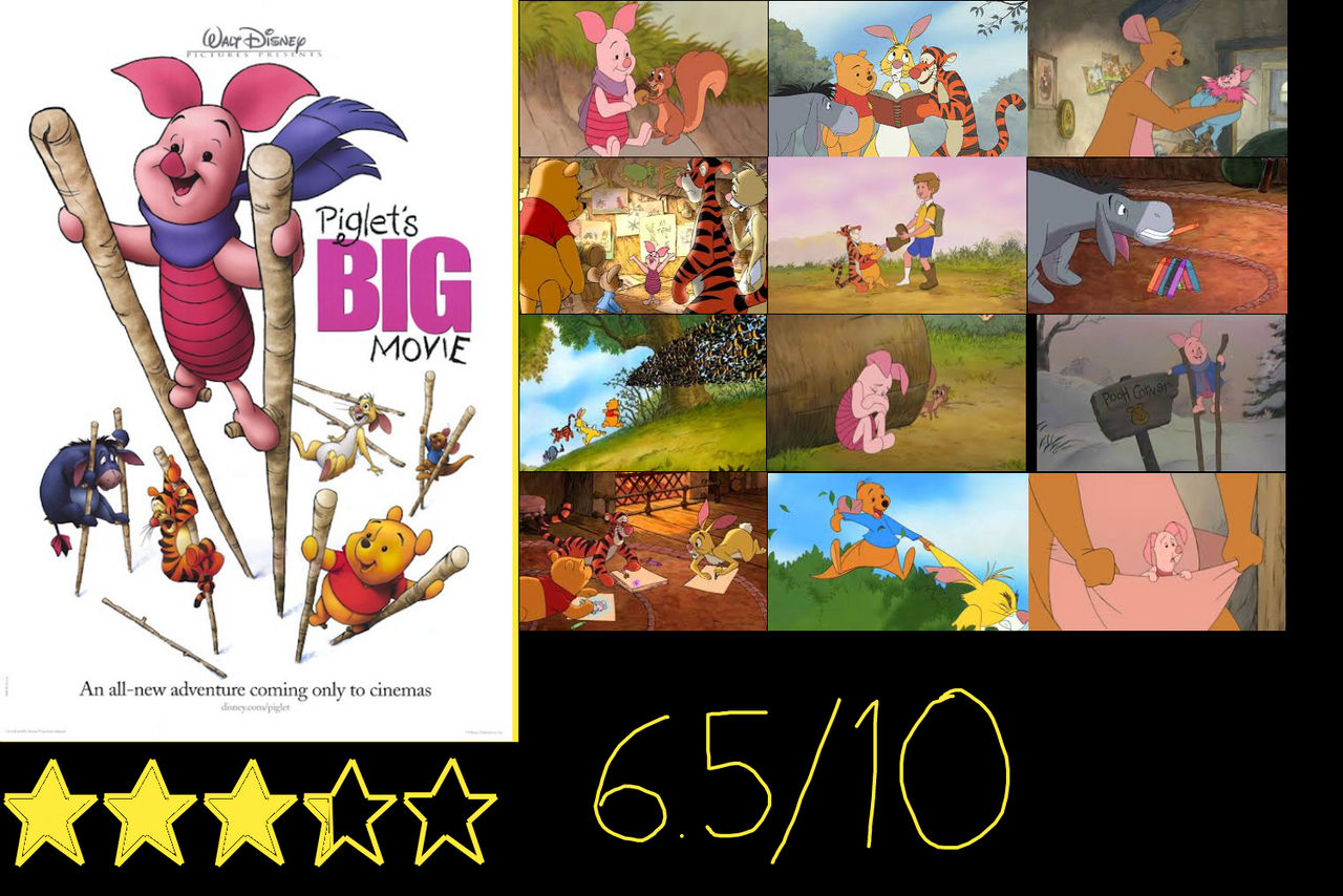 Pif Let Piglet's Big Movie (2003) Review by JacobtheFoxReviewer on DeviantArt