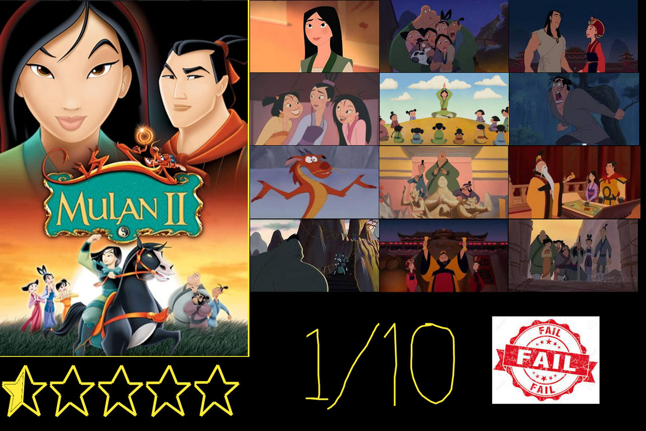 Mulan II (2004) Review by JacobtheFoxReviewer on DeviantArt