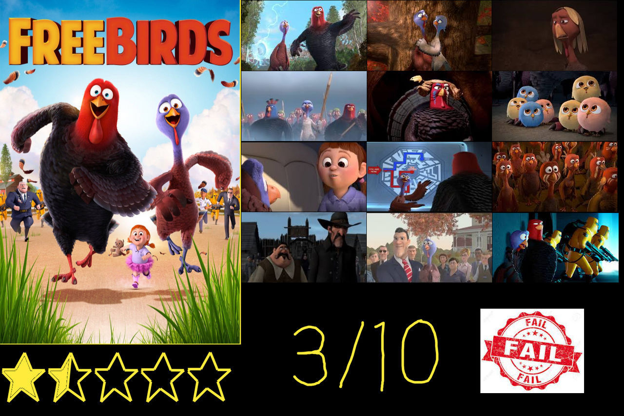Free Birds (2013) Review by JacobtheFoxReviewer on DeviantArt