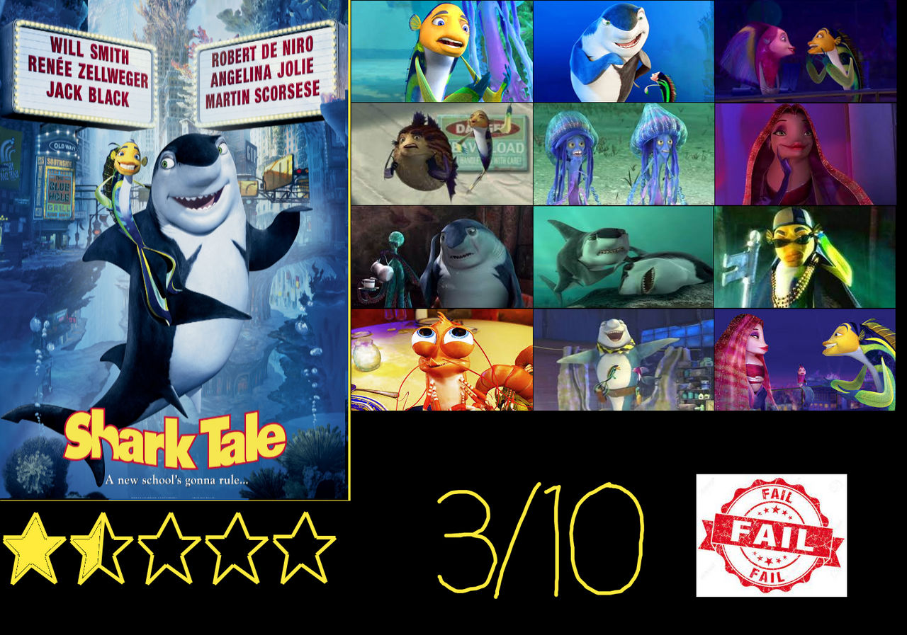 Shark Tale (2004) Re-Review by JacobtheFoxReviewer on DeviantArt