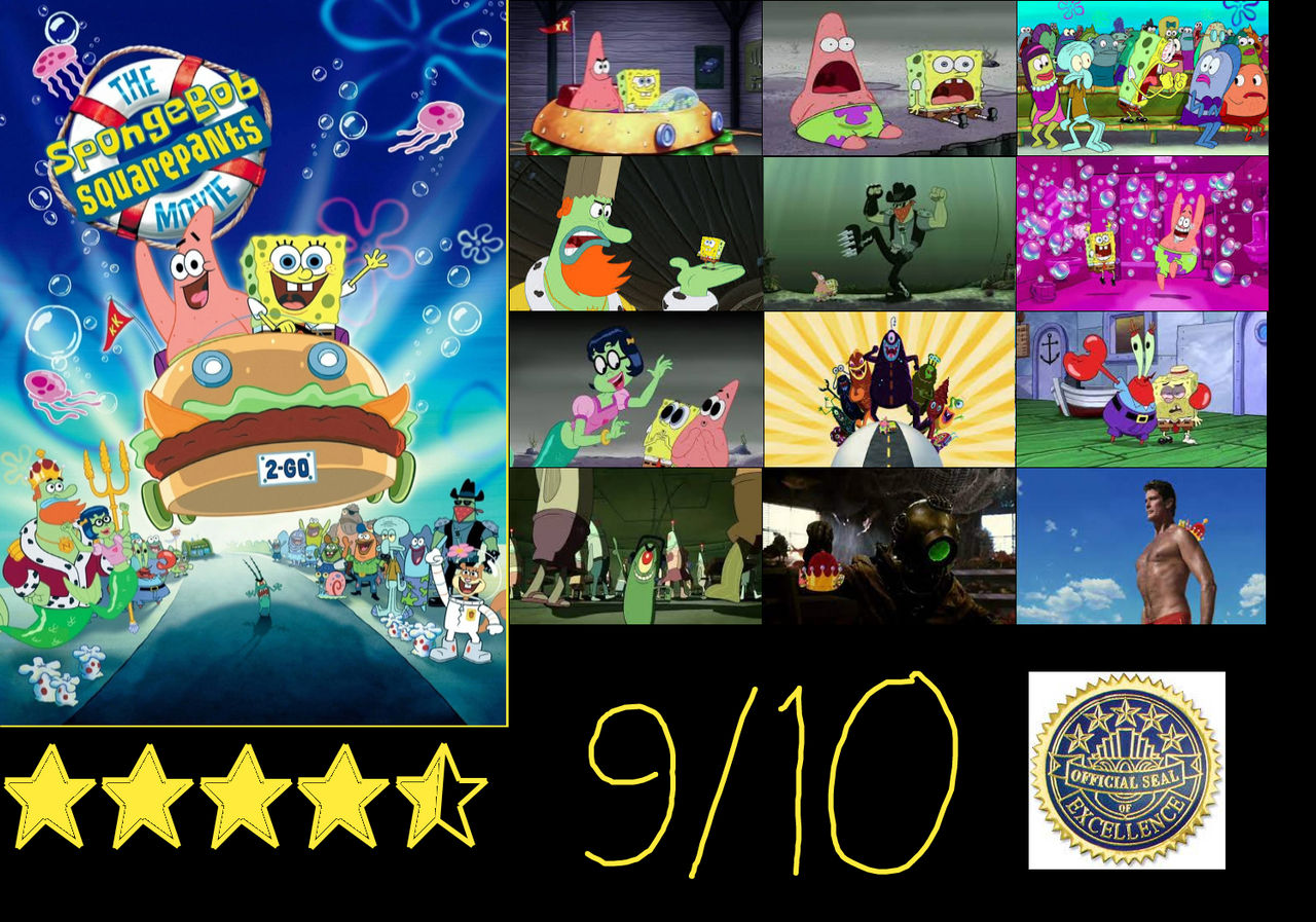 The SpongeBob SquarePants Movie (2004) Re-Review by JacobtheFoxReviewer ...