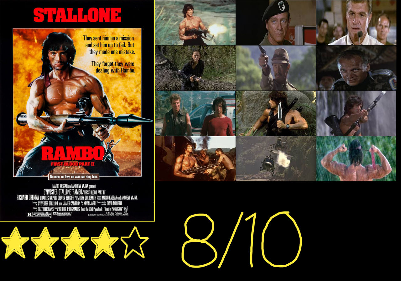 Rambo: First Blood Part II (1985) Re-Review by Jacob-the-Fox-Critic on ...