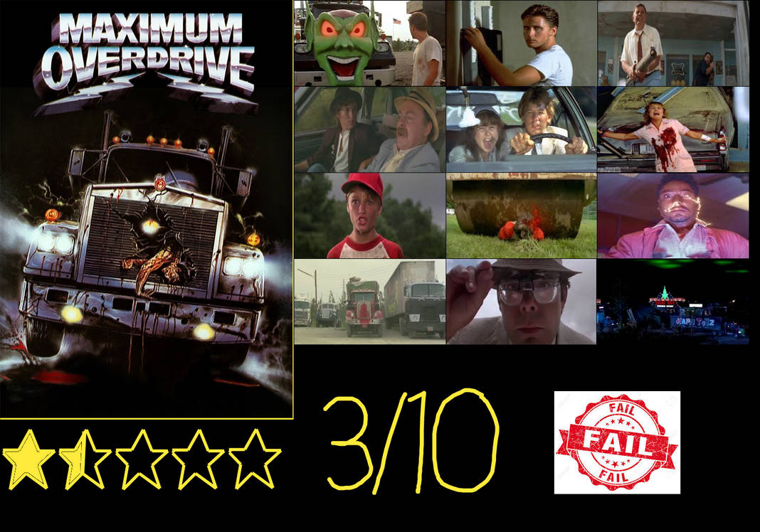 Maximal Fox Maximum Overdrive (1986) Review by Jacob-the-Fox-Critic on DeviantArt