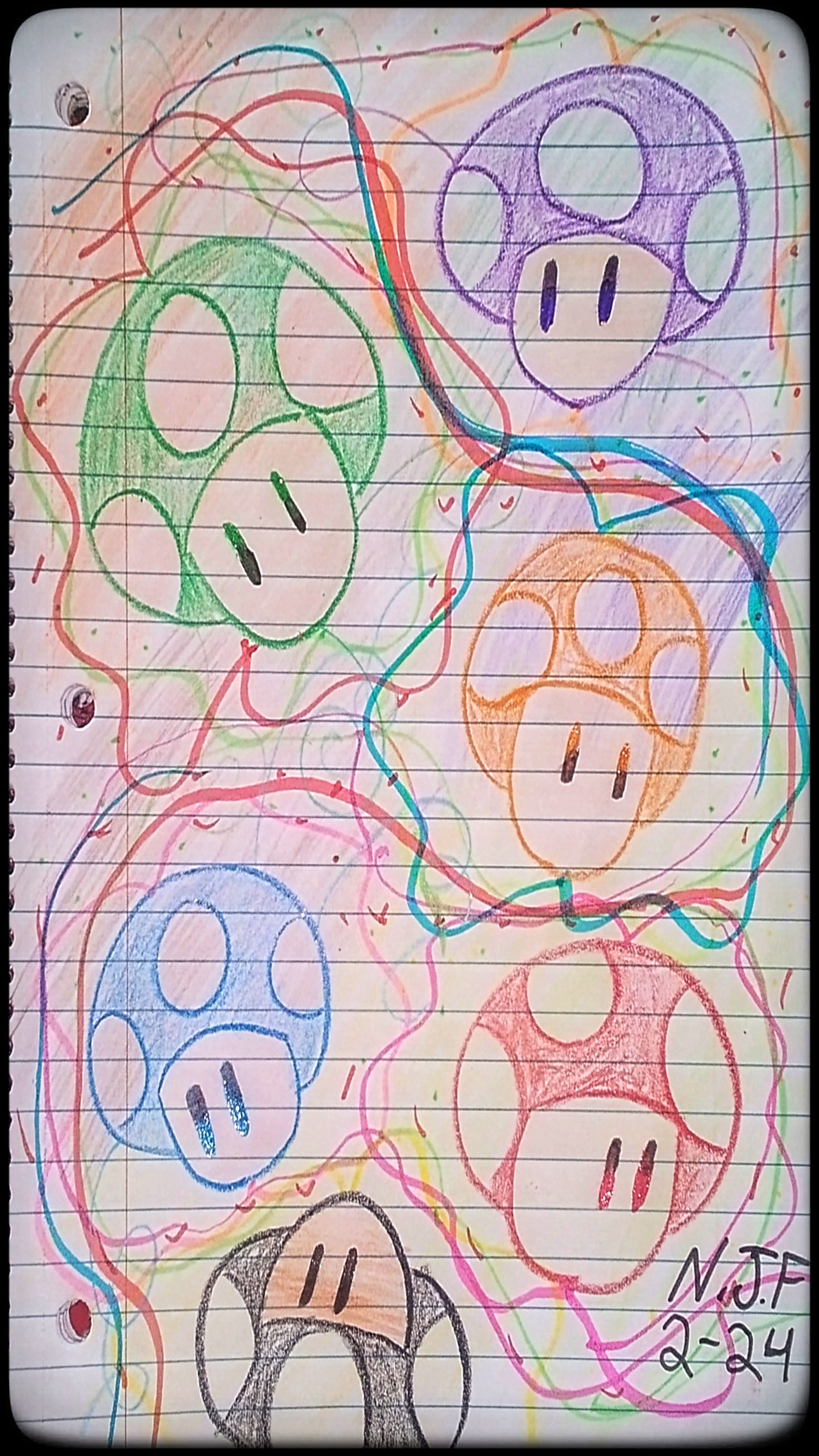 Shrooms Doodle