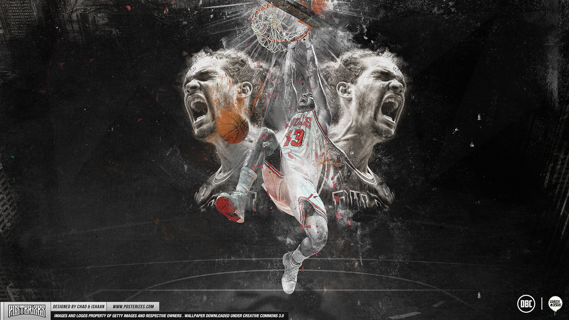 Joakim Noah Passion Wallpaper by Chadski51