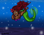 Halle Bailey Ariel by anime4ever79