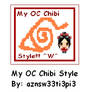 My OC chibi style