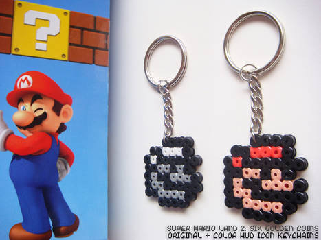 Super Mario Land 2 | HUD Icon Keychains