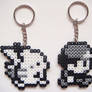 Pokemon Red/Blue | Ash/Red + Pikachu Keychains