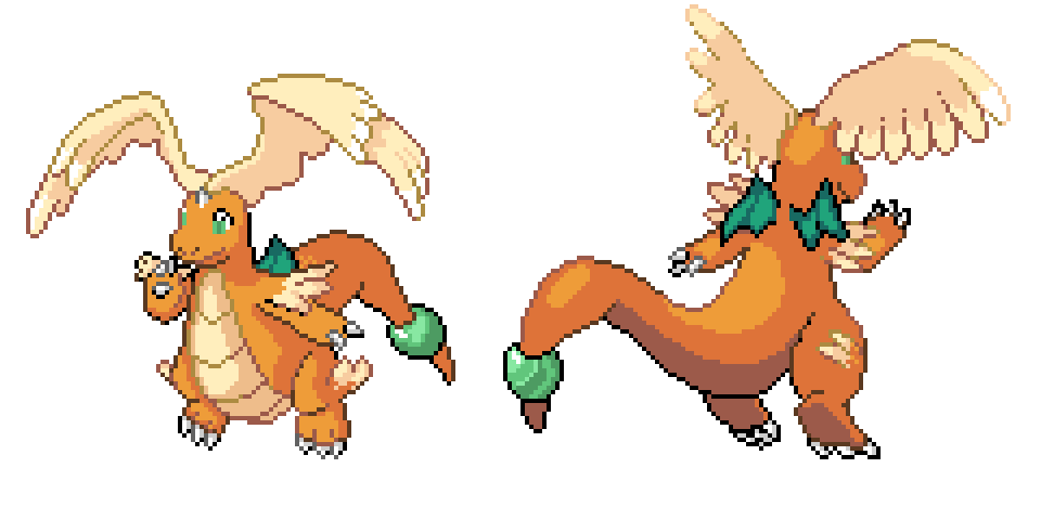 Dagonite Custom Sprite | Mega Dragonite Remake by TheSonicGamerYT on DeviantArt